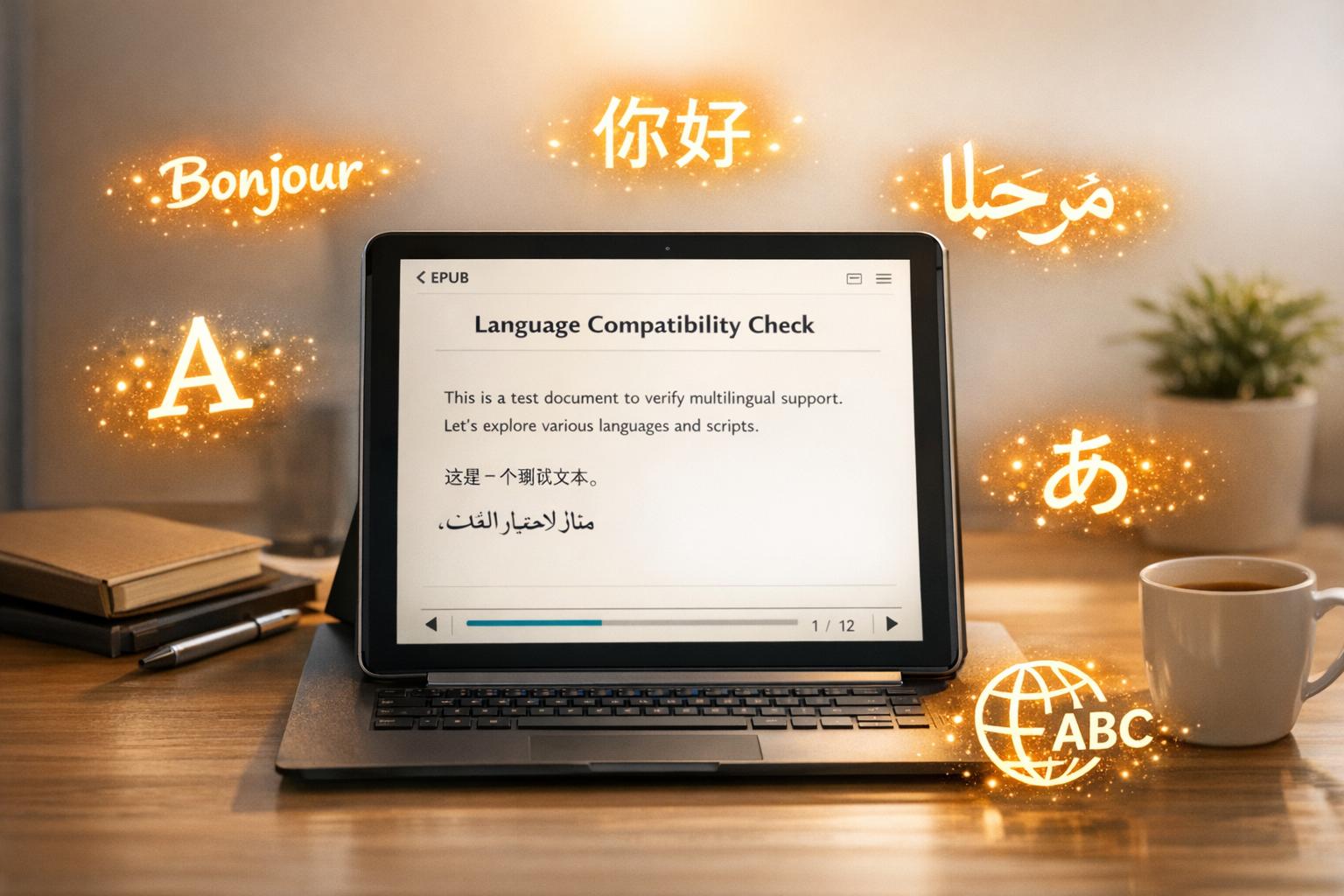 فاحص توافق لغة EPUB