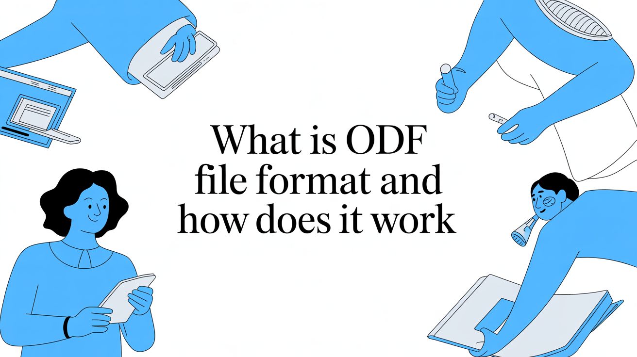 Qu'est-ce que le format de fichier ODF et comment fonctionne-t-il