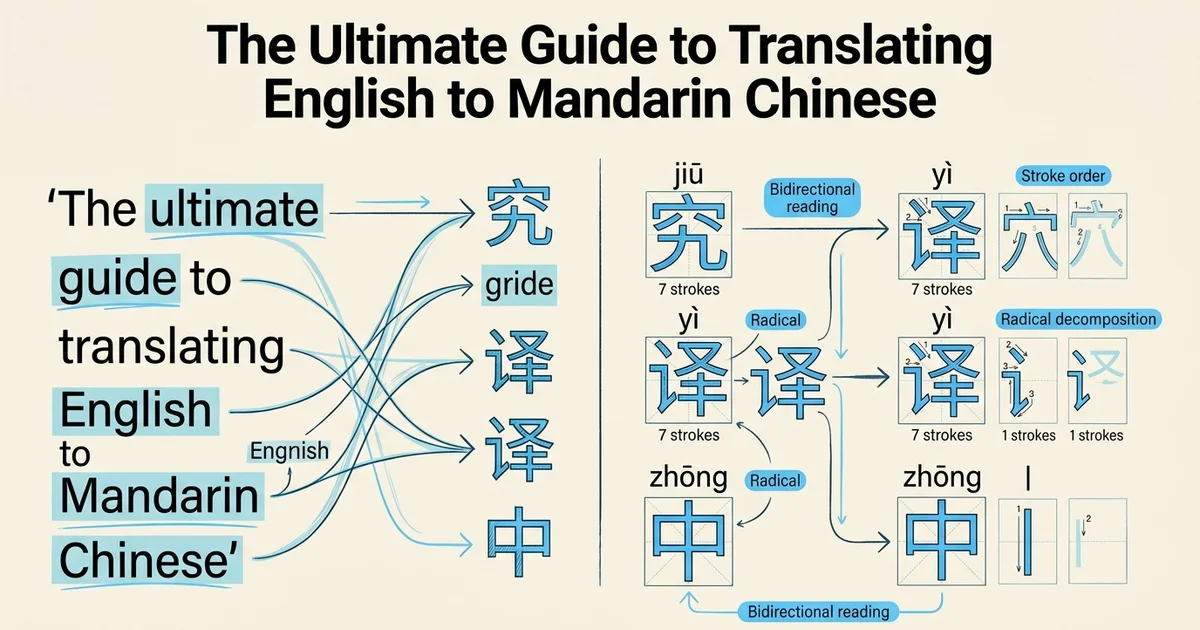 The Ultimate Guide to Translating English to Mandarin Chinese