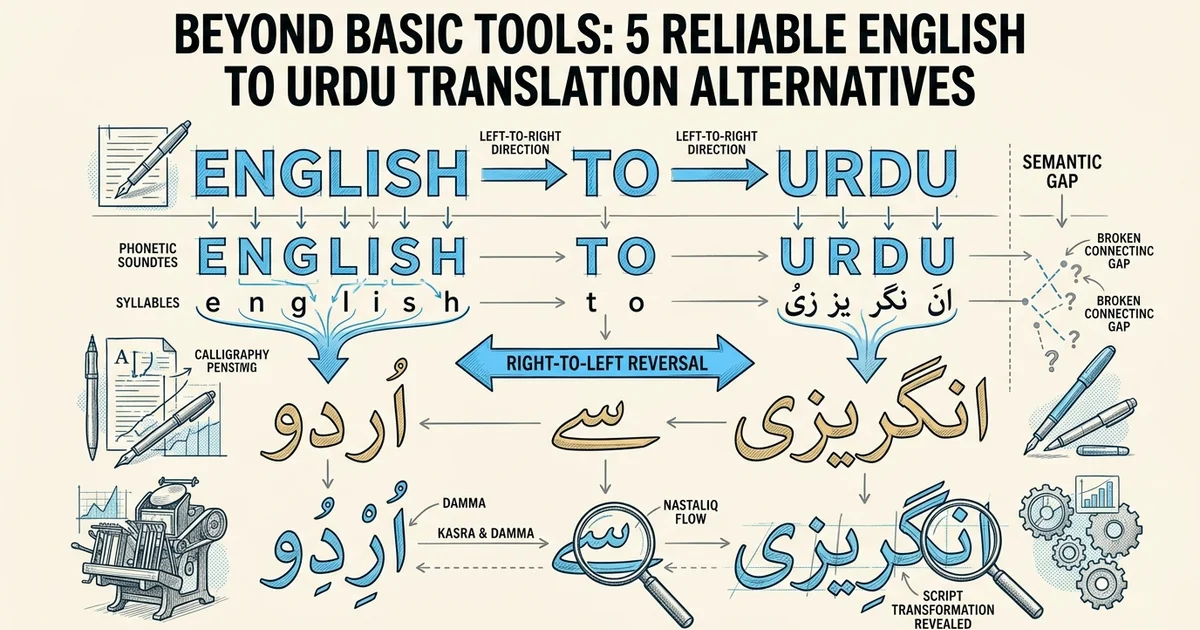 Beyond Basic Tools: 5 Reliable English to Urdu Translation Alternatives