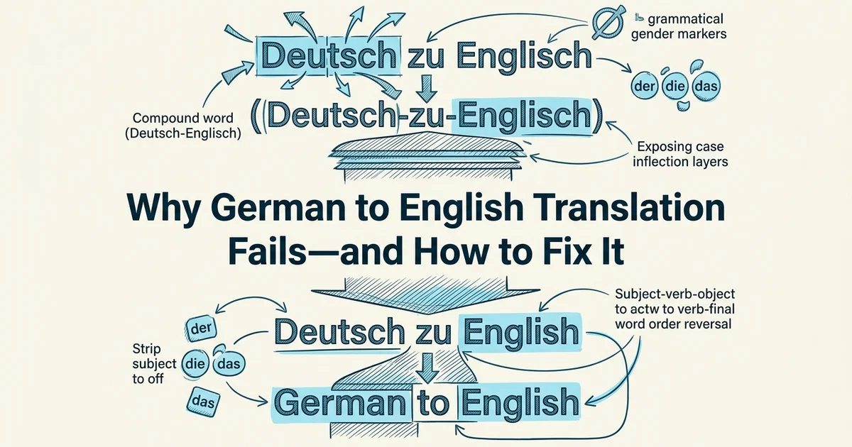 Why German to English Translation Fails—and How to Fix It