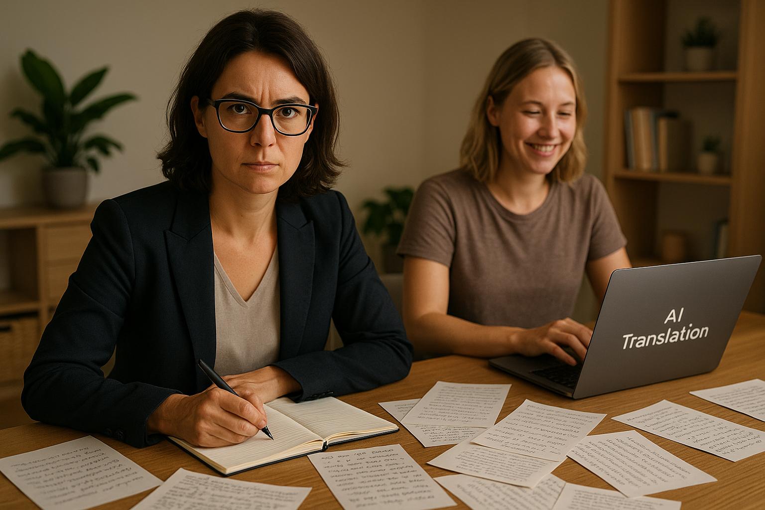 Perché i traduttori professionisti stanno perdendo il lavoro a favore di dilettanti armati di IA